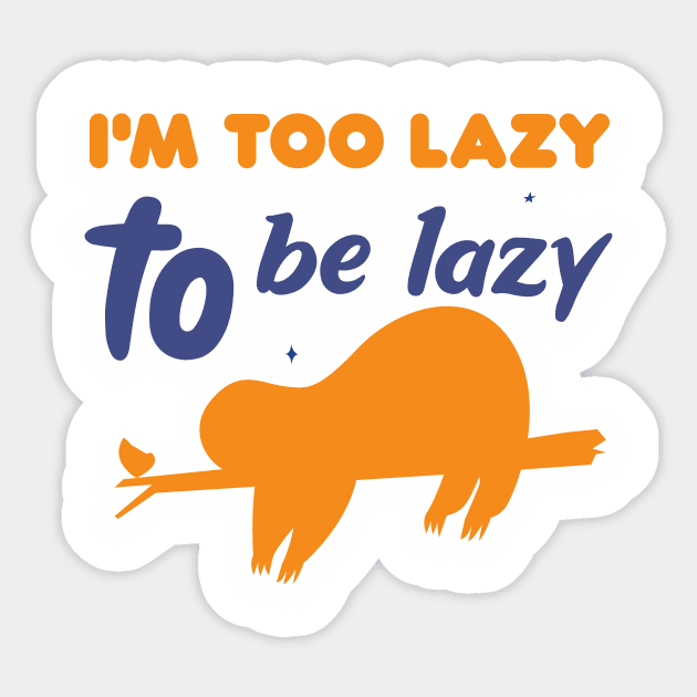 sleppy lazy sloth on tree Sticker by mezy